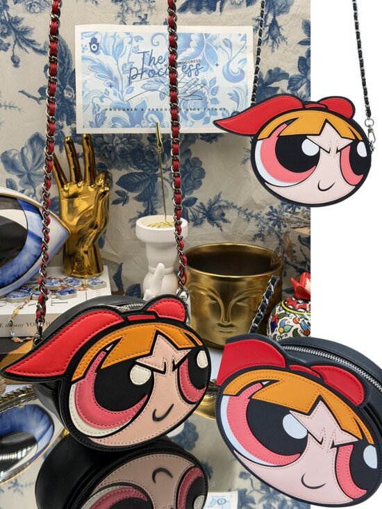 Jelly Bunny Handbags - 🆕 JELLY BUNNY 🧿 NWOT x POWERPUFF GIRLS Blossom Crossbody Bag, Red & Black